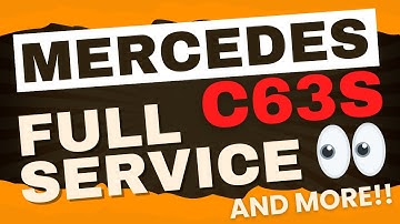 Volledige servicebeurt van een Mercedes C63, bougies, injector en meer | Mr. Benz in actie | The ...