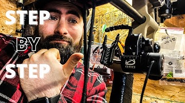 How I Mount A Cable Driven Drop Away Rest! New Bow Build 🤘