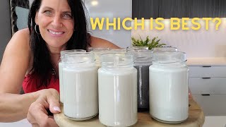 How to make plant based milk at home  I made 10 different ones to see which ones are BEST!
