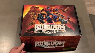 Unboxing A Hasbro Transformers War For Cybertron Kingdom Promo Box!