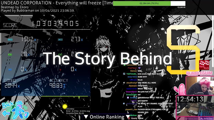 The Story Behind Bubbleman's Everything Will Freeze HR FC