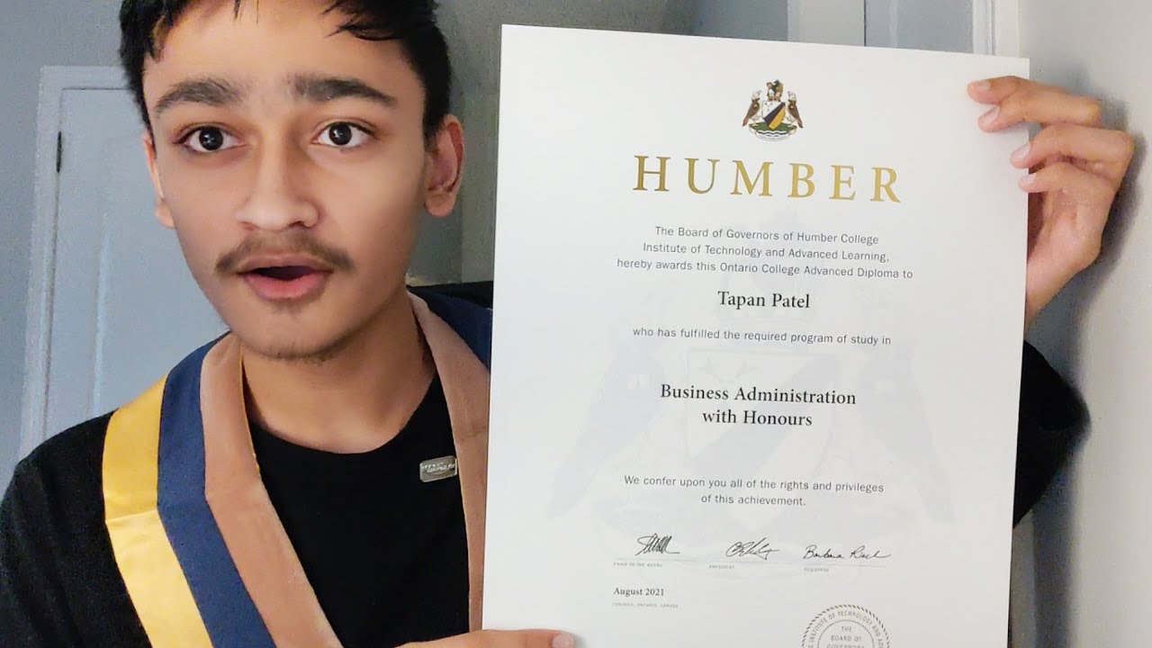 Graduated From Humber College North Campus Business Administration 
