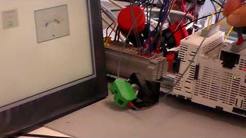 PLC/HMI system monitoring discrete input states