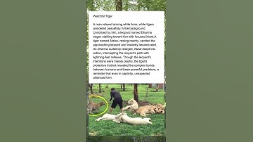Tiger Saves Keeper From Leopard Attack!!😳🙏🏼 #tiger #amazing