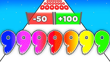 MAX LEVEL NUMBER COUNT! - Crowd Number Run 3D