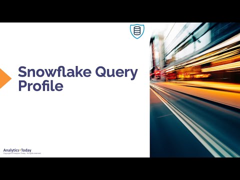 Snowflake Query Profile - YouTube