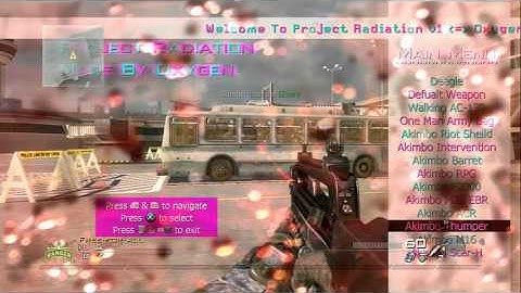 Mw2 Project Radiation (Tu8) Mod Menu