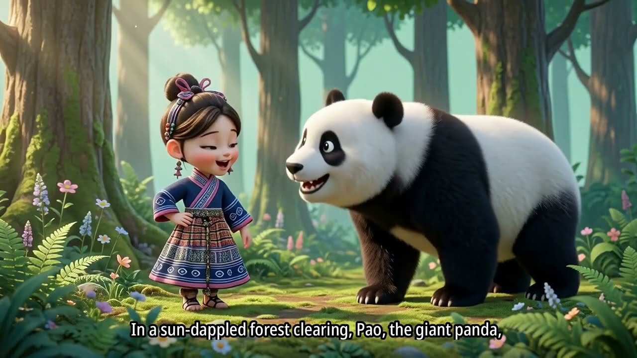 Детская история - Девочка спасла брошенного детеныша панды