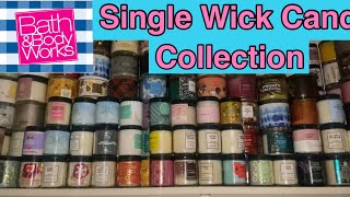 BATH & BODY WORKS SINGLE WICK CANDLE COLLECTION