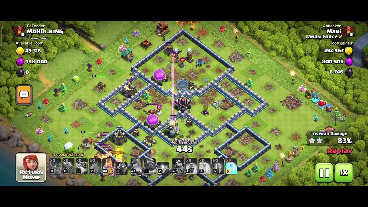 Easy 3 stars strategy for TH13 with low level Heroes.