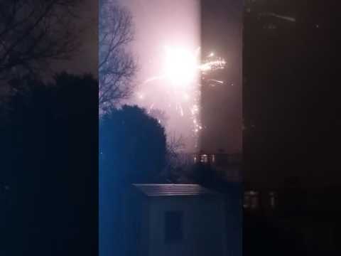 Vuurwerk gefilmd met