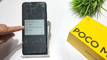 how to caller id announcement in poco m4 5g , m5 | poco m4 pro me announce caller id kaise kare |