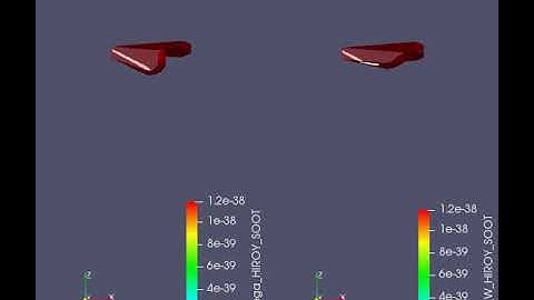 Comparison of emissions (Hiroysoot) in Diesel engine with two different piston bowl geometry