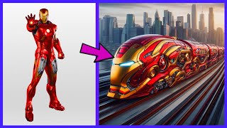 AVENGERS But TRAIN 🚂 VENGERS 🔥 All Characters (marvel \& DC) 2024💥