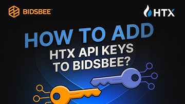How to add HTX API keys to Bidsbee?