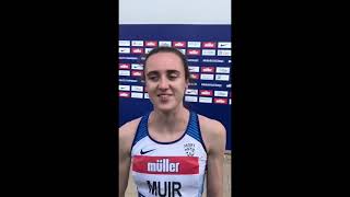 Laura Muir on her Bronze medal-winning 800m run at #MullerBritishChamps