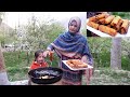 Our Traditional Chicken Vegetable Rolls For Iftar | Mountain Cooking |