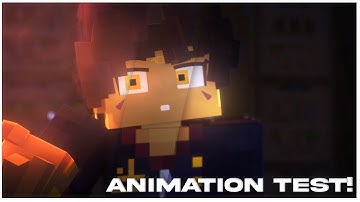 I had a crush | Mine imator After Effects Test | Ekko Voice Line #shorts