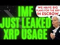 Holy sht imf is ready to launch the new system on a clean slate wow youll buy xrp after this