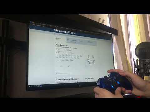 Тестирование клавиш геймпада RITMIX GP-007