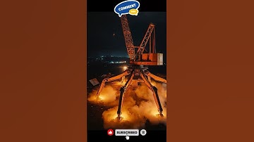 Epic Crane Transforms into a Giant Spider Robot! | Sci-Fi Machine Transformation