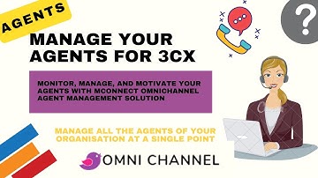 User management for 3CX from mConnect |omnichannel