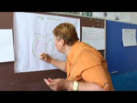 ვენის დიაგრამაზე მუშაობა