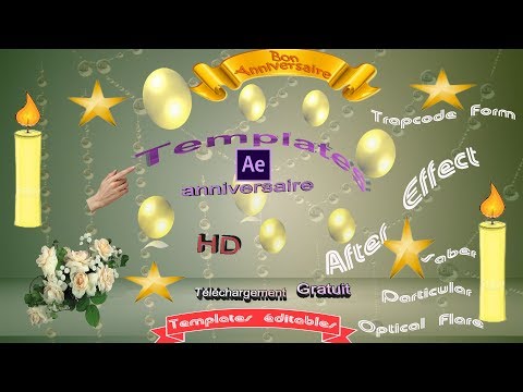 template-anniversaire-hd-after-effect-free