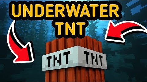 How to make "UNDERWATER TNT" in Minecraft [NO MODS]
