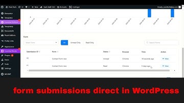 how to store contact form data in wordpress database