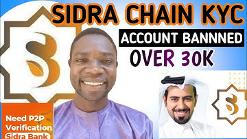 SIDRA CHAIN BANNED OVER 30K ACCOUNT BE DOING WRONG AND MULTIPLE ACCOUNTS AKIYAYE