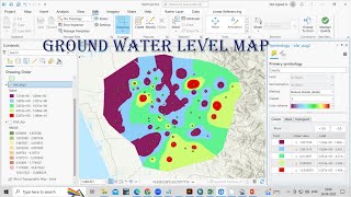 How to create Ground water level map or Depth to water level map using ArcGIS Pro screenshot 4