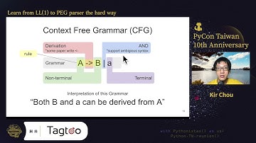 Learn from LL(1) to PEG parser the hard way｜Kir Chou｜PyCon TW 2021