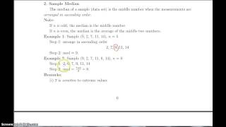 Video 1.3:Measures of Central Tendency