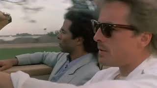 Miami vice boat chase, one way ticket. INXS new sensation.