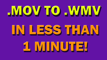 Convert MOV files to WMV (no downloading needed)