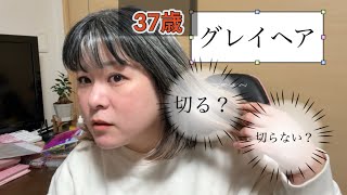 37歳でグレイヘア 伸ばすのは我慢大会