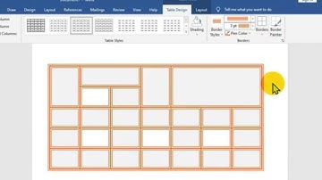 How To Insert Move And Edit Table In MS Word | Insert Table And Draw Table  - Making Table Tutorial