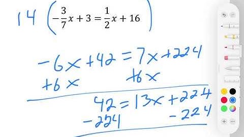 Equations with one solution, no solutions, or an infinite number of solutions