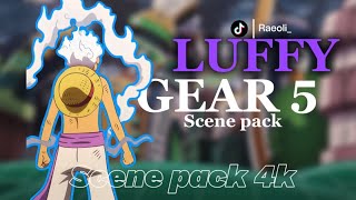 Gear 5 Raw Clips For Editing Scene Pack 4K One Piece