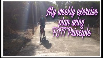 Doing the FITT to be FIT: "My weekly exercise plan using FITT Principle" VLOG 101