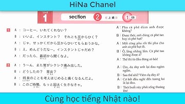 Luyện nói tiếng Nhật Shadowing N2- N1 _ Unit1_Section2