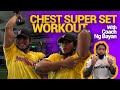 Chest superset workout with coach alexis tolentino