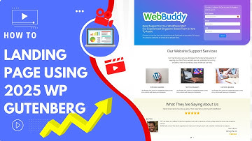 How To Create Landing Page Using WordPress Default 2025 Theme (Gutenberg Editor)
