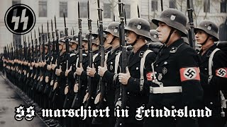 SS marschiert in Feindesland (Teufelslied) [German + English Lyrics] Resimi