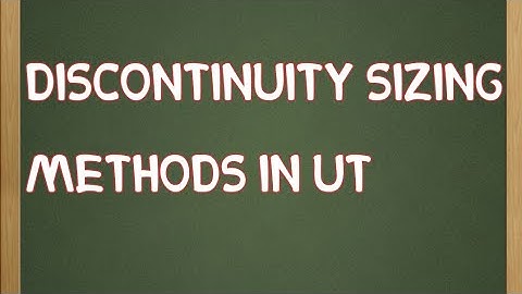 Discontinuity Sizing Methods