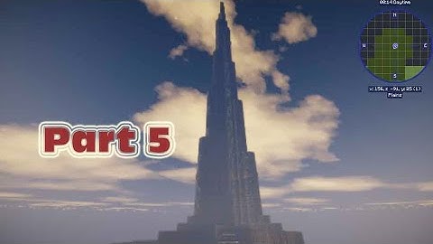 How to build the Burj Khalifa 1:1 in Minecraft | TUTORIAL (Part 5)