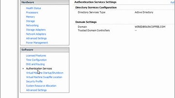 Active Directory integration in VMware ESXi 4.1