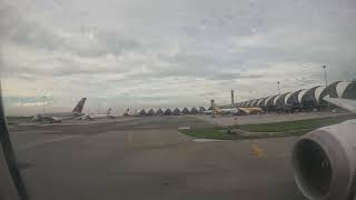 Scoot 787 Engine Start, Taxi & Takeoff From Bangkok