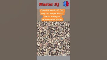 Spot the Cat IQ Test with Master IQ #iq #puzzle #quiz #riddles #question #IQ test #masteriq #shorts
